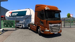 Fueling the Journey  DAF XF Tanker Setup in  ETS2 151 Simulator High Speed [upl. by Blaseio]