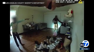 Video released of LA deputy fatally shooting woman in front of child [upl. by Anelis]