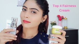 Top 4 FAIRNESS Cream in India  instant fair skin  Rinkal soni [upl. by Nosila]