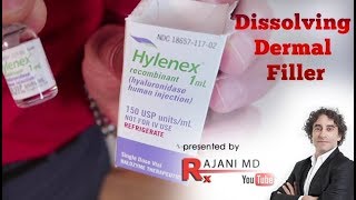 DISSOLVING DERMAL FILLER  5 Tips Removing Filler Dr Rajani [upl. by Aynotal]