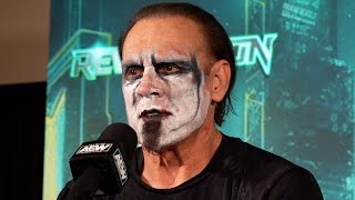 STING amp DARBY ALLIN DISCUSS STINGS LAST MATCH AT AEW REVOLUTION 2024 PRESS CONFERENCE [upl. by Atin]