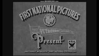 First National Pictures logo February 14 1934 [upl. by Aihsram626]