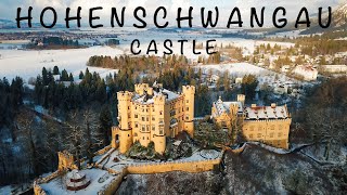 Hohenschwangau Castle 🏰 in 4K  Füssen Germany [upl. by Nonregla]