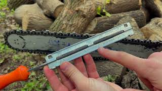 How To Properly Sharpen A Chainsaw Chain The Right Way [upl. by Elleirua]