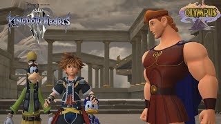 Kingdom Hearts 3  Olympus Complete Gameplay Walkthrough 90 Mins of New Gameplay 1080p 60FPS HD [upl. by Mariande]