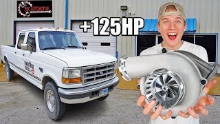 I Put The Most Popular Turbo In My 73L Powerstroke [upl. by Namsaj]