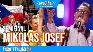 Reacciones de la prensa a Mikolas Josef Chequia en la Semifinal 1  Eurovisión 2018 [upl. by Marga]