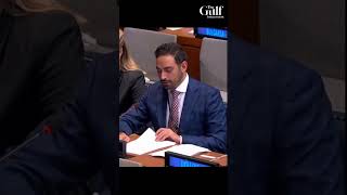 SHEIKH ZAYED BIN SULTAN IN UNRWA ABOUT PALESTINE [upl. by Kahler]