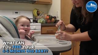 Feeding Your 46 Month Old Baby [upl. by Esineg]