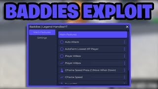 NEW BEST Baddies Exploit  ROBLOX [upl. by Edlihtam]