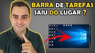 Como Mudar de Lugar a Barra de Tarefas do Windows [upl. by Adiene]