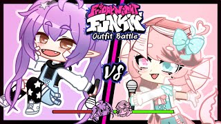 FNF Outfit Battle  DerpyAxolotl Duet Challenge [upl. by Lytton79]