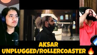 EMIWAY BANTAI X THE RISH  AKSAR UNPLUGGED  ROLLERCOASTER Ft YOUNG GALIB  Reaction [upl. by Weinhardt]