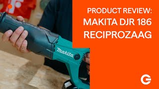 Product Review Makita DJR 186 18V Liion Reciprozaag  Gereedschapcentrum [upl. by Stinson]