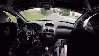 Rallye de Epernay Vins de Champagne Damery  Lucas Ryez  JL Hottelet  Peugeot 206  Onboard [upl. by Paryavi770]