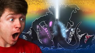 Reacting to GODZILLA BATTLE ROYALE Crazy [upl. by Laeno]