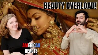 WOW Ghoomar Foreigner React Padmaavat Deepika Padukone Shahid Kapoor Ranveer Singh Shreya Ghoshal [upl. by Annayt648]