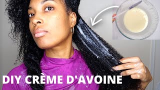 COMMENT FAIRE LA CRÈME DAVOINE  SOIN DÉMÊLANT POUR CHEVEUX CRÉPUS FRISÉS BOUCLÉS [upl. by Solakcin]