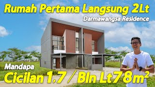 Rumah 2 Lantai Premium Harga 1 M Mandapa Darmawangsa Residence [upl. by Teece]