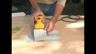 How to Load Sandpaper into an Electric Sander [upl. by Ynohtnaed]