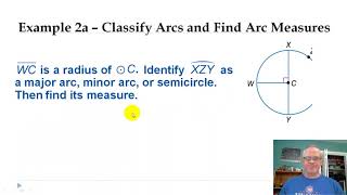 Geo  102 Measuring Angles and Arcs [upl. by Assadah]