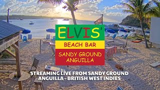 Elvis Beach Bar LIVE HD Webcam from Sandy Ground Anguilla British West Indies [upl. by Aley439]