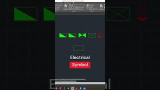 How to Draw Electrical symbol autocad electricaldrawing electricalplan [upl. by Euseibbob495]