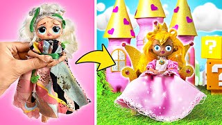 Princess Makeover and Castle DIY✨ FUN Crafts From Bottles🧴by Slick Slime Sams Maker World [upl. by Allsopp]