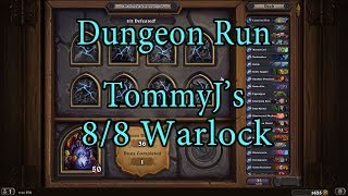 Hearthstone Kobolds and Catacombs Warlock 88 Dungeon Run [upl. by Ruthy]