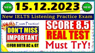 IELTS LISTENING PRACTICE TEST 2023 WITH ANSWERS  15122023 [upl. by Anauqahs308]