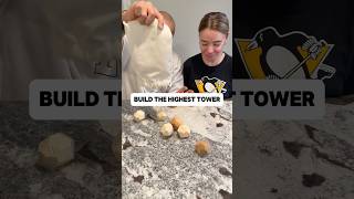 Build the highest tower board game Perfect Party Game tabletopduo challenge couple [upl. by Kellina]