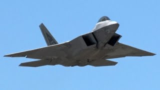 2023 Great Pocono Raceway Airshow  F22 Raptor Demonstration [upl. by Regor]