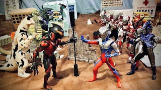 Ultraman Zero amp New Generation Heroes vs Ultraman Belial  Ultraman Stop Motion  LJPL Animation [upl. by Ylerebmik879]