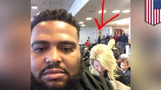 Judgemental people Woman thinks dude is in the wrong line for first class hes not  TomoNews [upl. by Nirrak834]