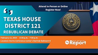 Republican Debate Texas House District 121 [upl. by Roland]