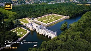 4K  Château de Chenonceau  Better colors [upl. by Holmun385]