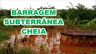 MINHA BARRAGEM SUBTERRÂNEA CHEIA [upl. by Ylsew]