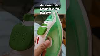 Amazon finds Steam Iron for Rs999 amazon steamiron iron steam dryiron 😍 [upl. by Idet855]