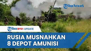 Rusia MUSNAHKAN 8 Depot Amunisi Persenjataan Ukraina serta 3 Tank dan 5 Kendaraan Lapis Baja HANCUR [upl. by Badger]