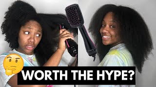 BLOWDRY YOUR HAIR FASTER  Revlon One Step Hair Dryer and Styler Review [upl. by Marienthal]