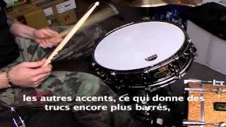 Tomas Haake  Meshuggah   Drums paradiddle exercise 2005 [upl. by Ailak]