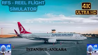 RFS  Reel Flight Simulator  İstanbulAnkara Anonslu [upl. by Nihi]