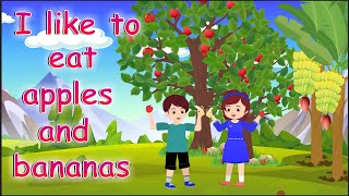 Apples and Bananas Song  Learning Vowels with Gracie’s Corner  Nursery Rhymes  Kids Songs [upl. by Olegnaid]