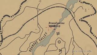 RDR2 online treasure  Brandywine Drop One of the locations [upl. by Htrap]