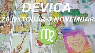 DEVICA ♍ Sunce Mesec zvezde i kosmička ljubav 💞✨ 28OKTOBAR3NOVEMBAR TAROT [upl. by Colman]