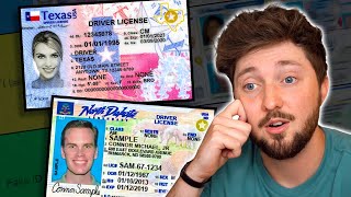 Ranking Every States Drivers License [upl. by Nelon]