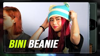 Puwede lagyan ng anikanik Mikha Lim showcases new BINI beanie  ABSCBN News [upl. by Nettirb750]