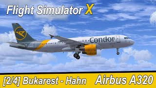 Microsoft Flight Simulator X Teil 1049 Bukarest  FrankfurtHahn  Condor Airbus A320  Liongamer1 [upl. by Anais100]