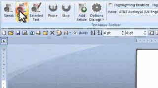 How to Listen to Word Documents with TextAloud 3 Software [upl. by Llerdnek]