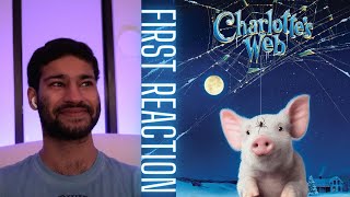 Watching Charlottes Web 2006 FOR THE FIRST TIME  Movie Reaction [upl. by Iluj]